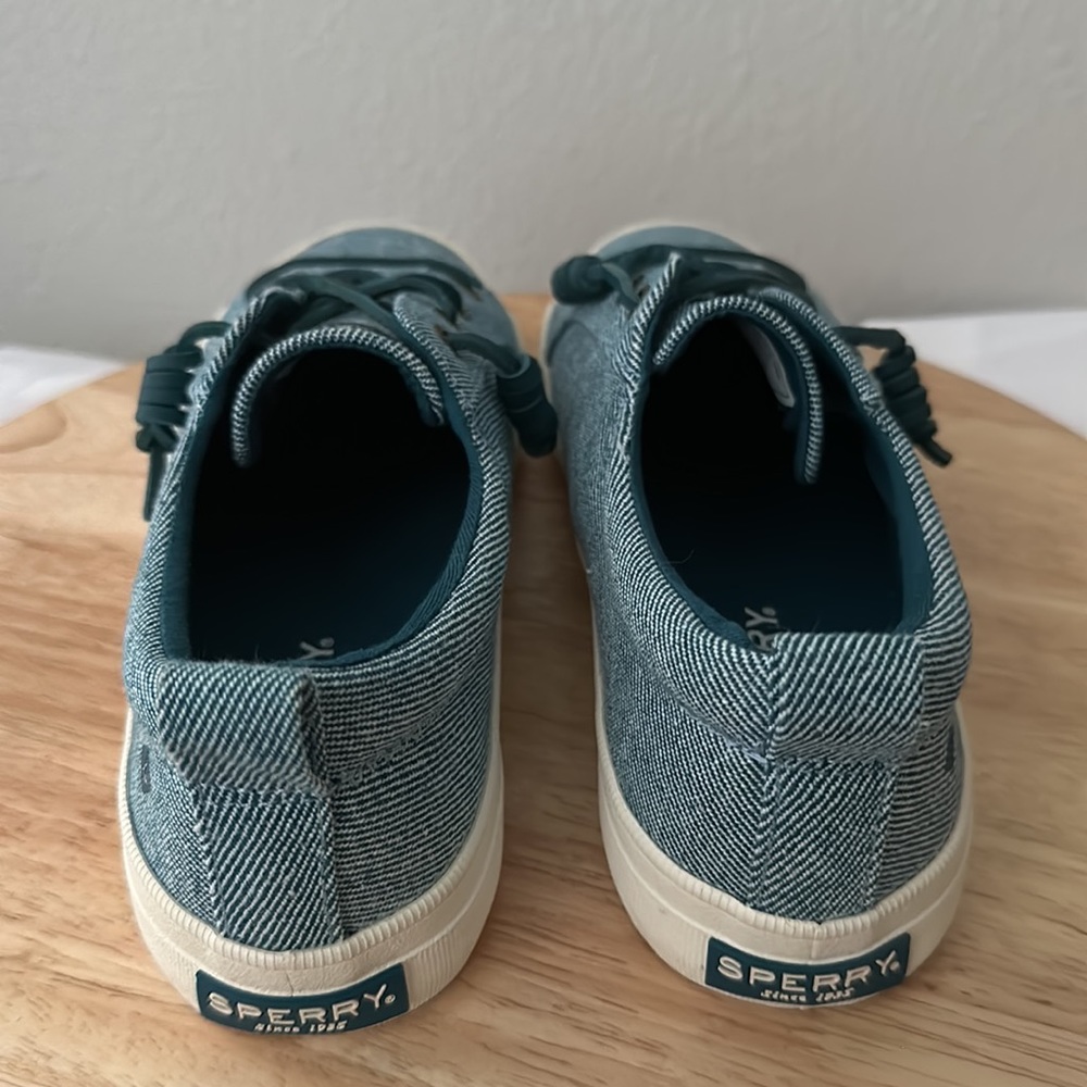 Sperry Crest Vibes Washed Twill Slip-On Sneakers - Picture 4 of 6